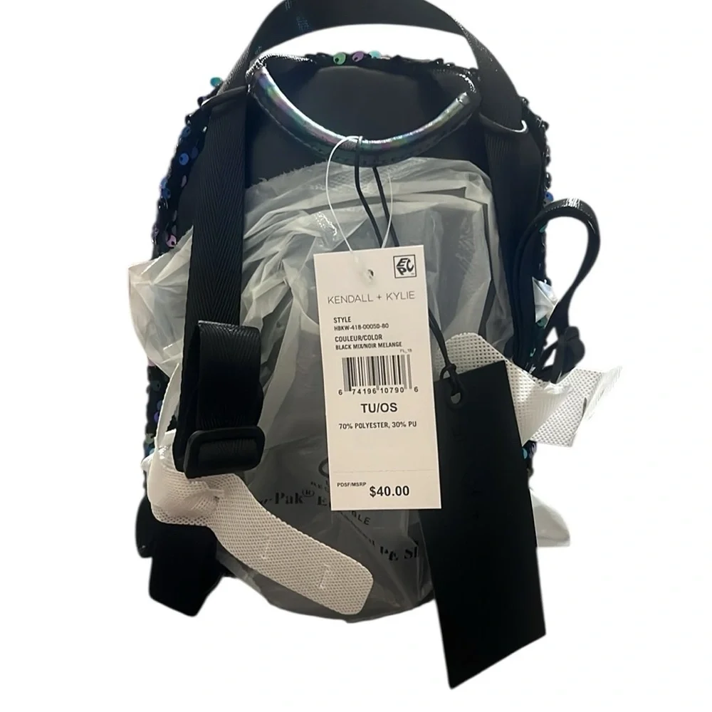 KENDALL + KYLIE Lucy Sequins Mini Backpack - Picture 3 of 7